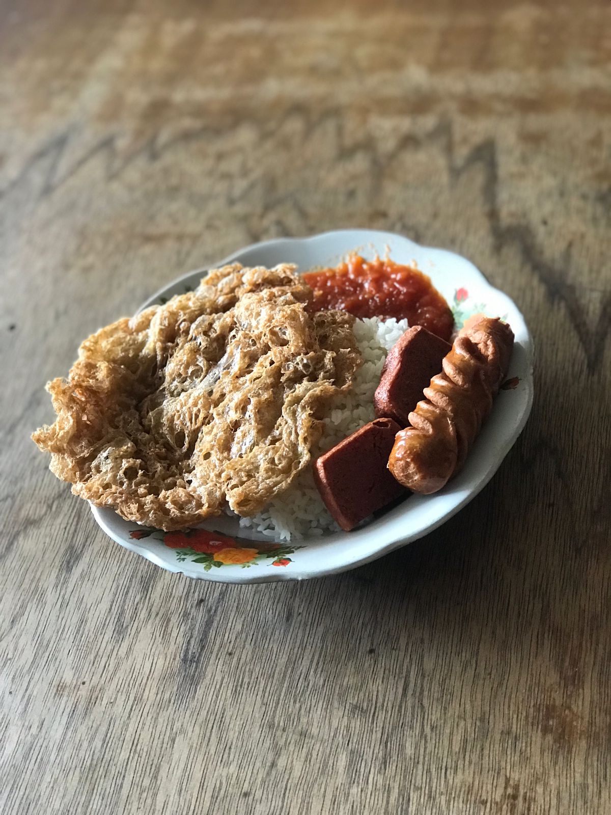 NASI TELOR SOSIS KORNET